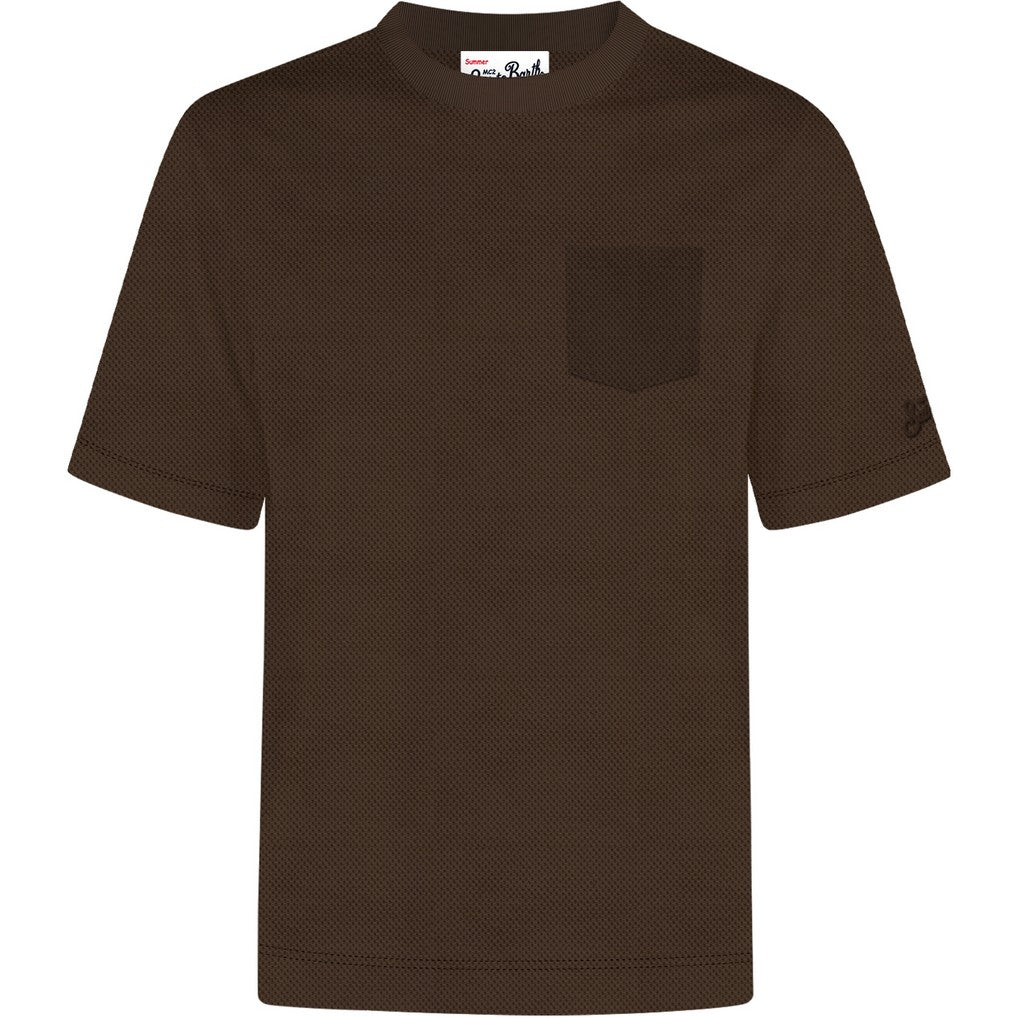 MC2 Saint Barth Bakewell t-shirt uomo dark brown cotone