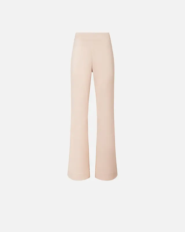 Pinko Pinolo 106434 A361 pantalone donna Rosa Beige satin