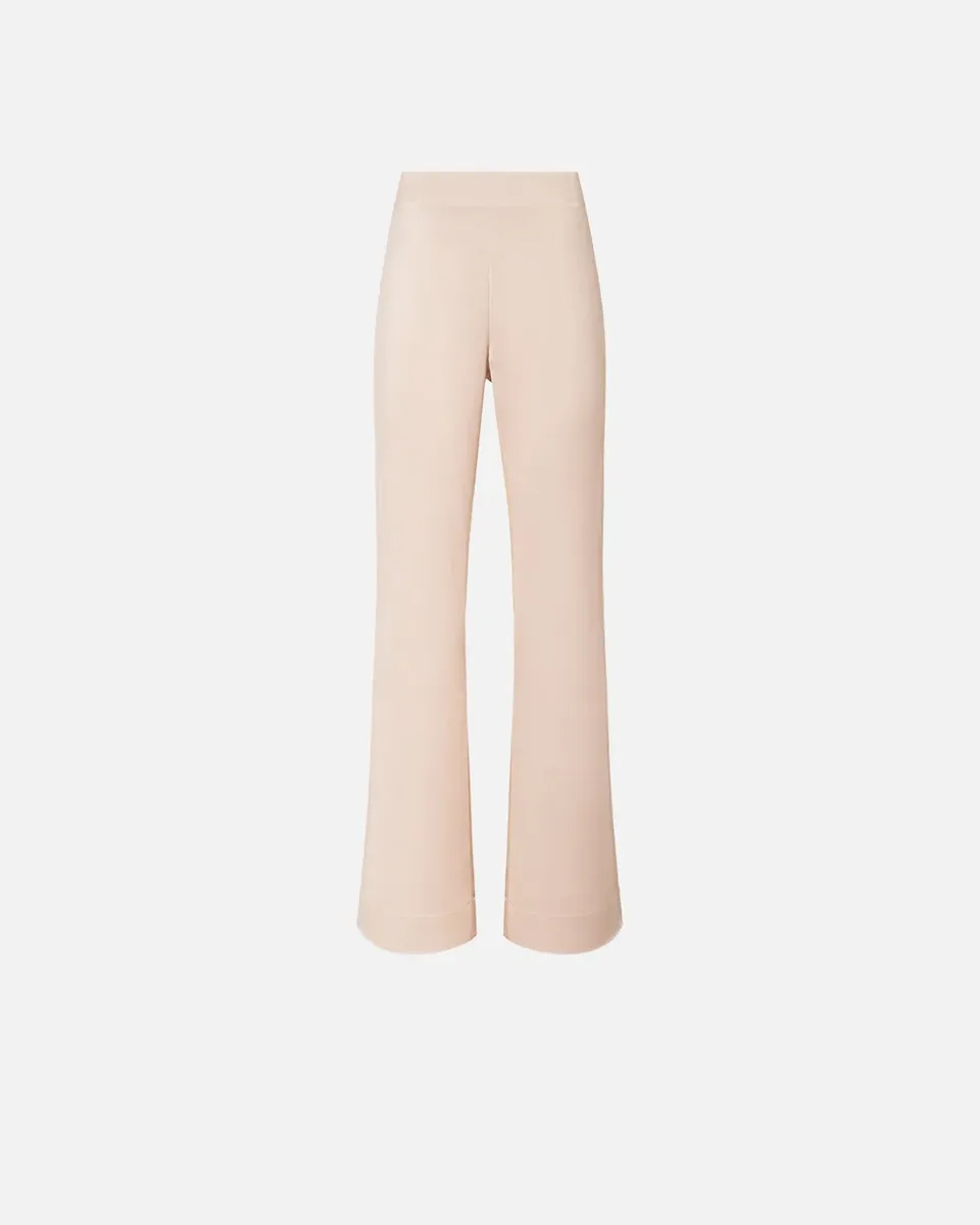 Pinko Pinolo 106434 A361 pantalone donna Rosa Beige satin