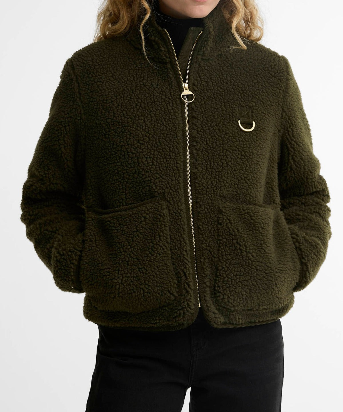 Barbour Eleonora Giacca Donna Olive Pile Teddy