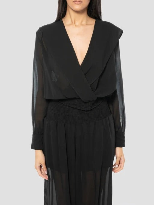 Pinko 106848 A3B2 Castiglione blusa donna nero