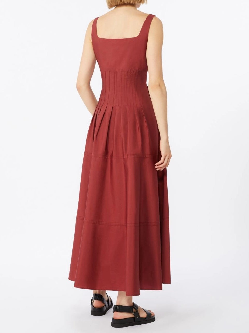 Max Mara Studio Feltre MSTFELTRE074 abito mattone donna