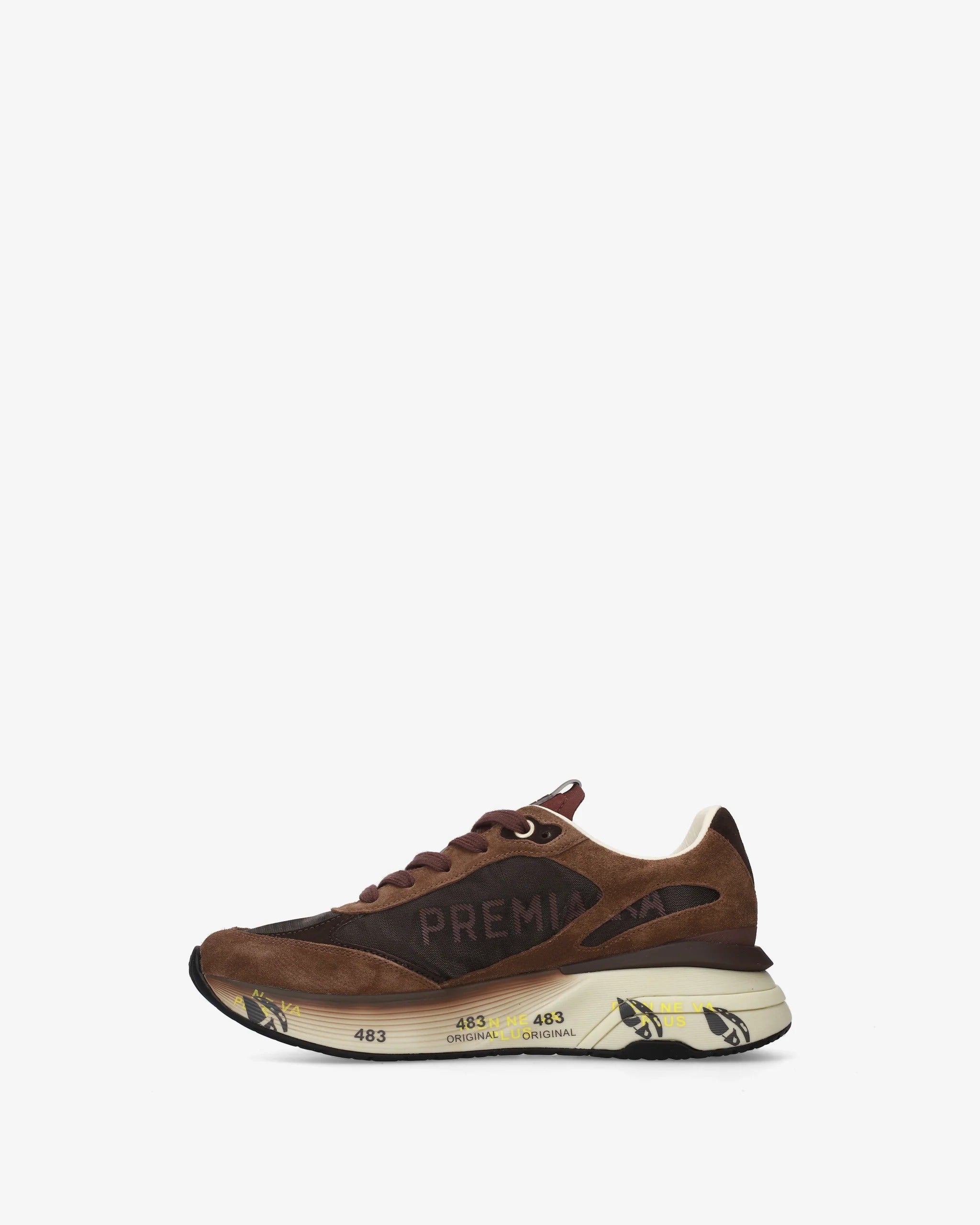Premiata Moerun D 8562 Sneakers Donna Marrone Suede