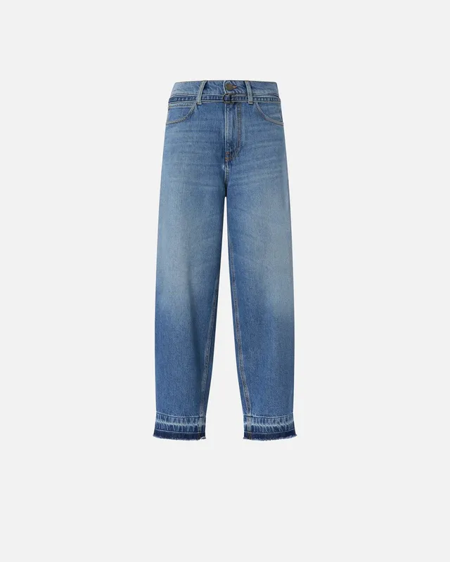 Pinko Estelle Belt 106396 Jeans Donna Blu Taglia 28