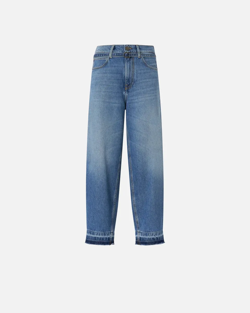 Pinko Estelle Belt 106396 Jeans Donna Blu Taglia 28