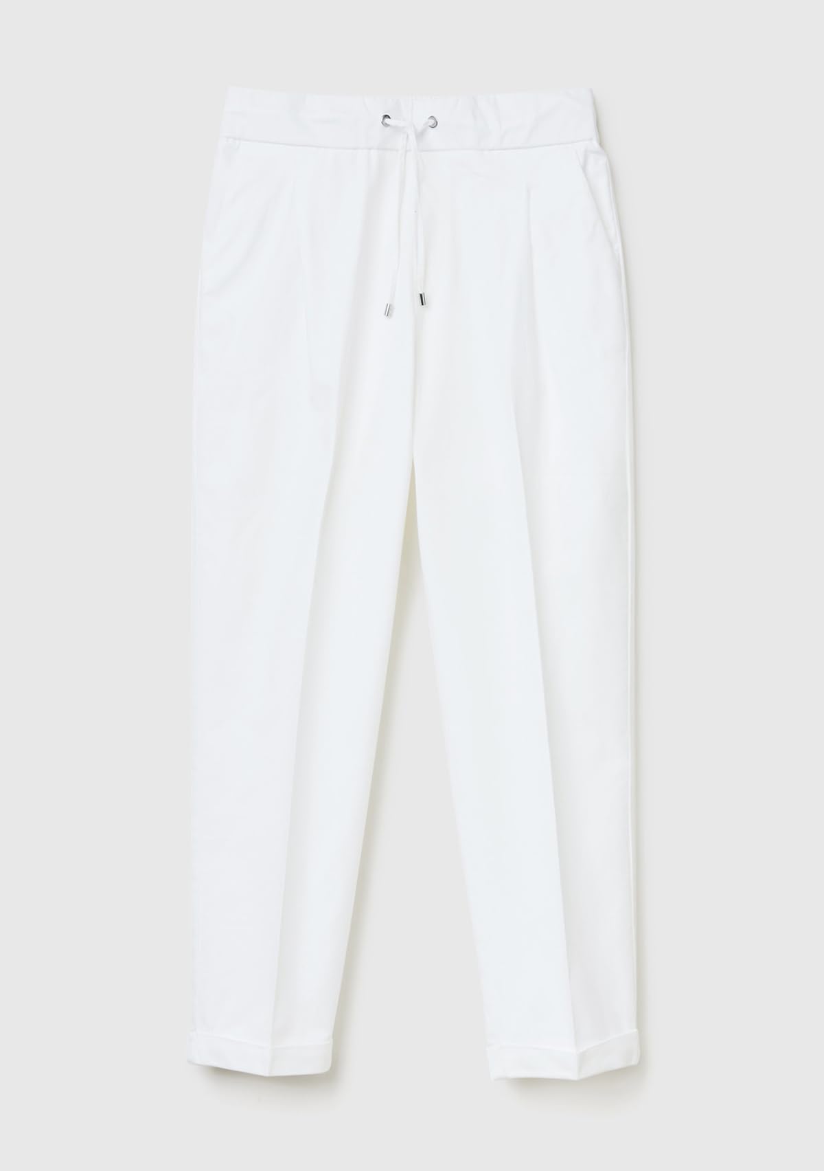 Benetton Pantaloni Joggers Donna cotone stretch coulisse