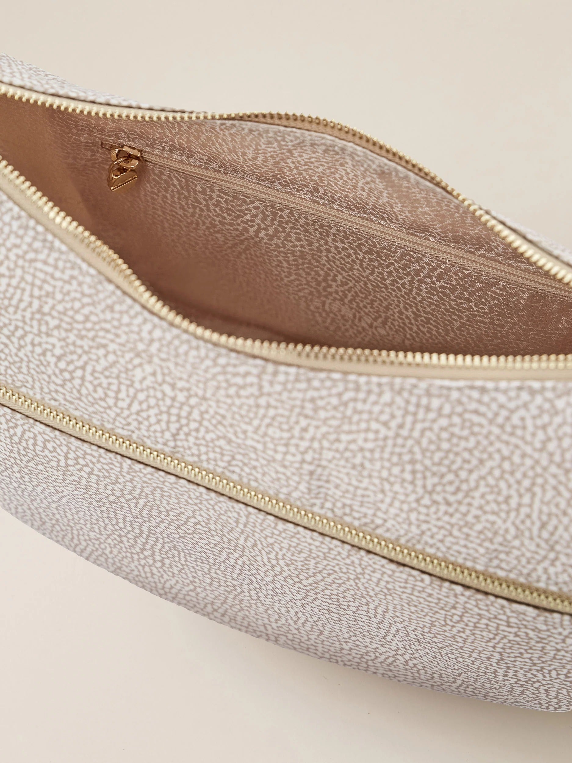 Borbonese Luna Small 934107 I15 Borsa Donna Sabbia OP