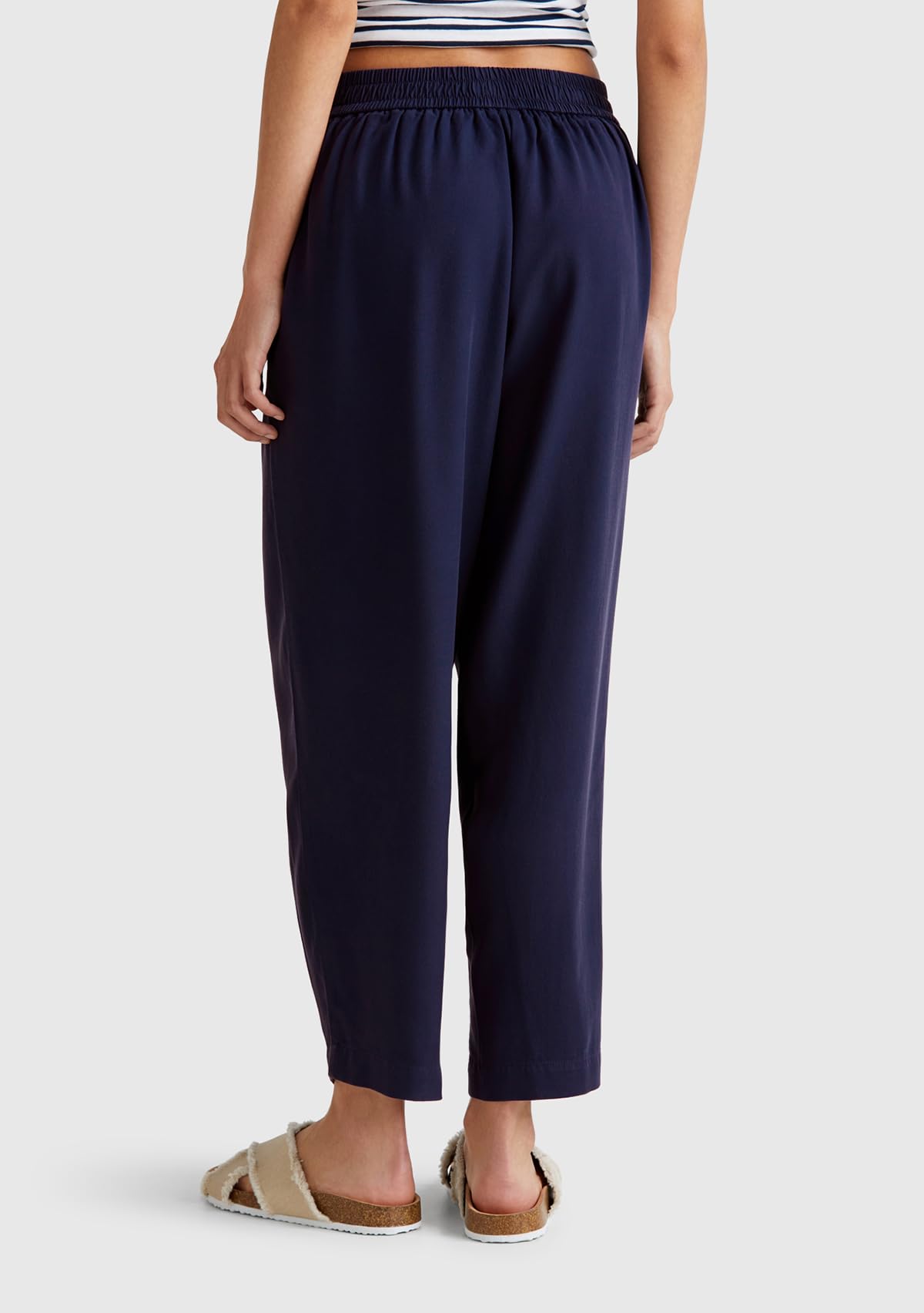 Benetton Pantalone Lyocell Vita Elasticata Pences