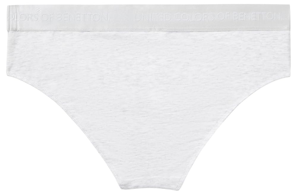 Benetton Slip Fianco Alto Donna Cotone Organico Elastico Logo