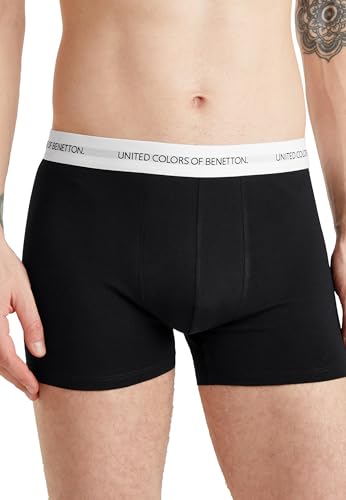 United Colors of Benetton Boxer Cotone Bio Elastico 9 cm