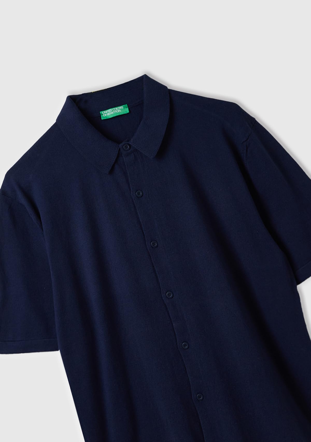 Benetton Polo Uomo Maglia Cotone Manica Corta