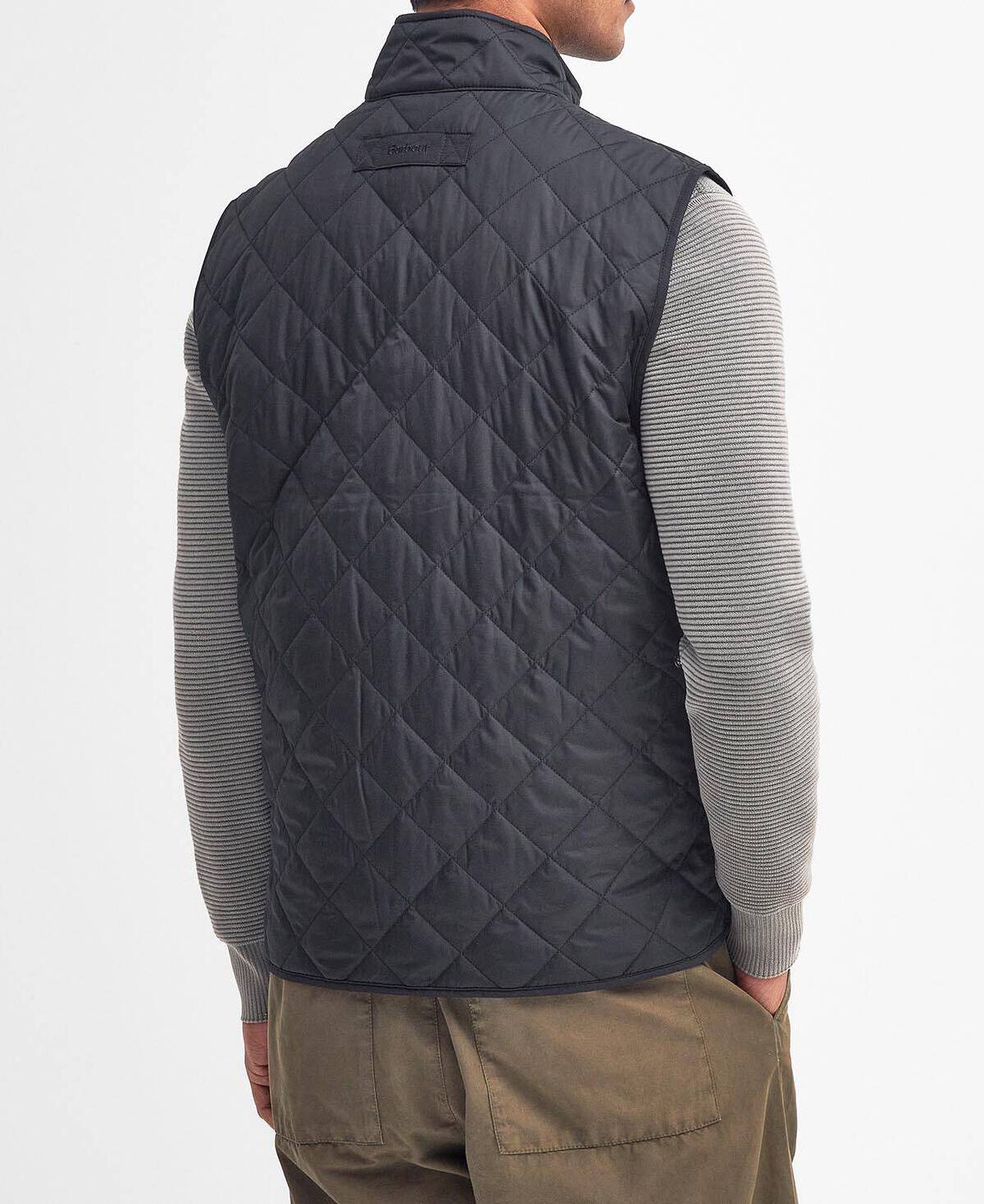 Barbour New Lowerdale Gilet Uomo Navy trapuntato