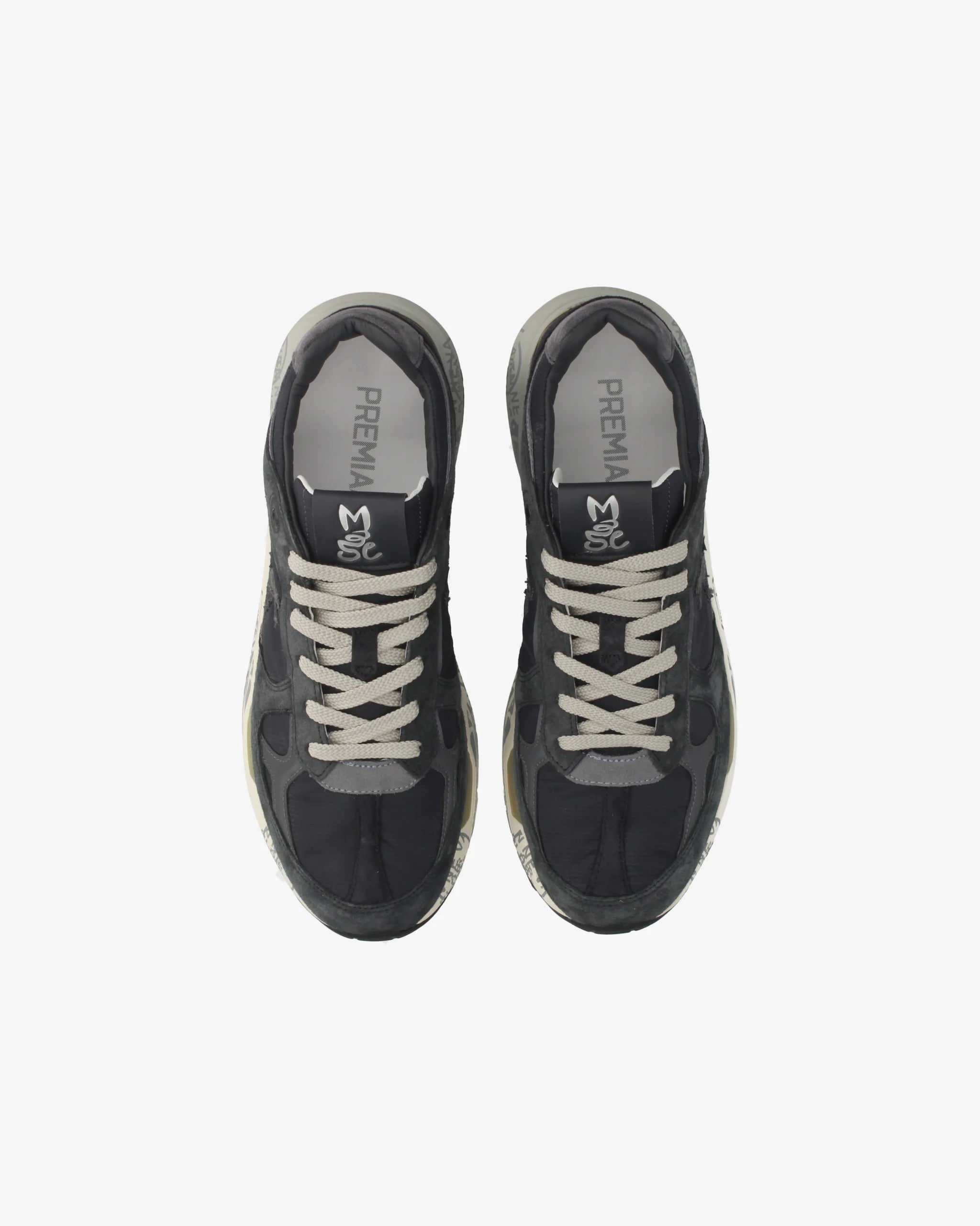 Premiata Mase 8428 sneaker uomo blu grigio suede