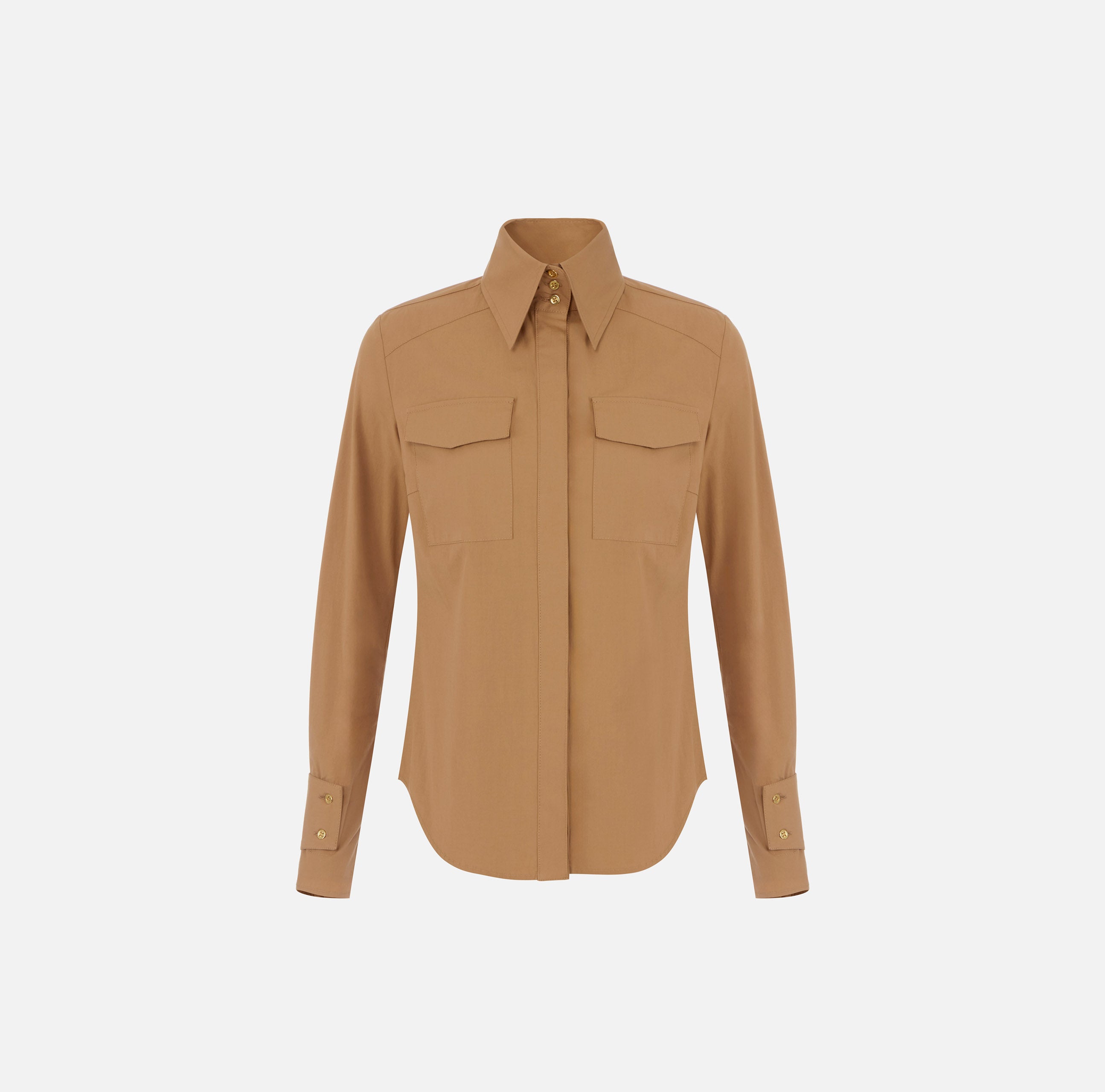 Elisabetta Franchi CA17466E2 Camicia Daino Cotone