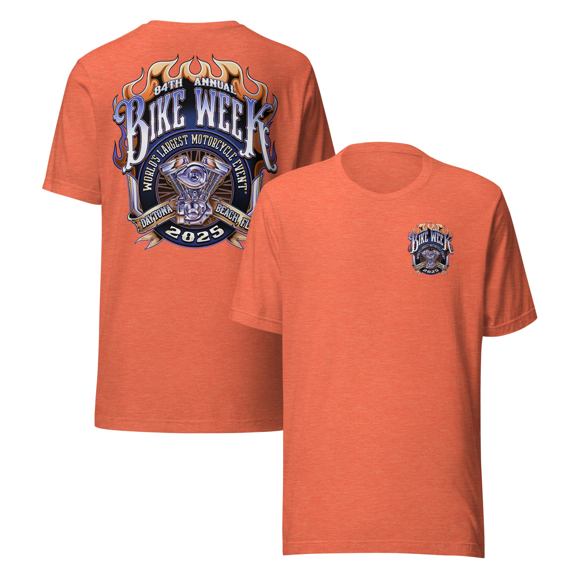 Pure Trash 84th Bike Week Daytona Maglietta Uomo Cotone Leggera