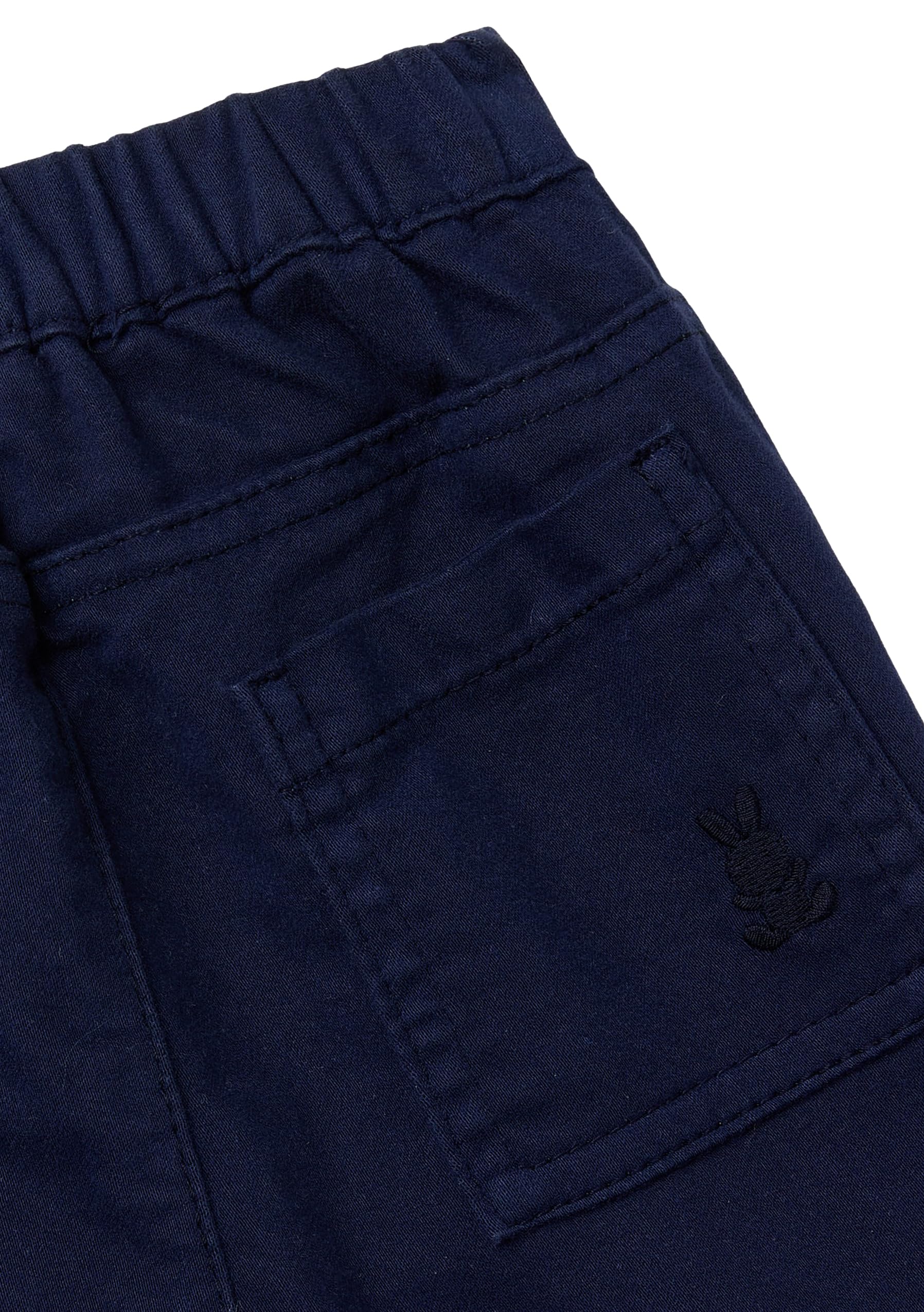 Benetton 4AU0AF018 Pantalone Cotone Ricamo Taglia 62