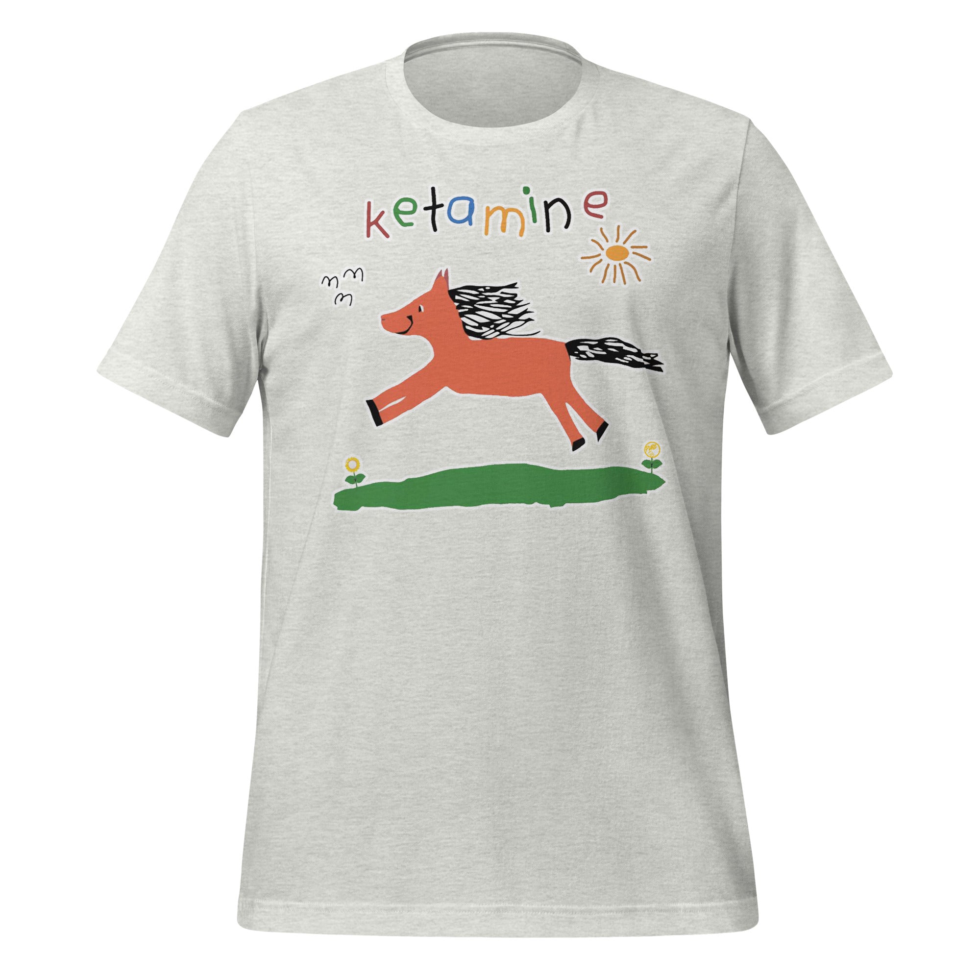 Pure Trash Ketamine t-shirt uomo nera cotone