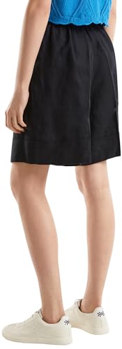 Benetton 4AGHD900D Bermuda Lino Nero Donna XL