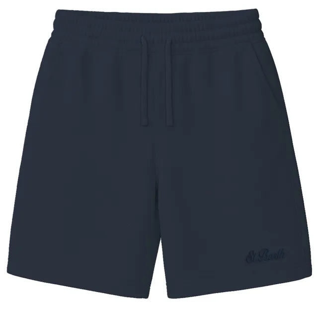 MC2 Saint Barth Brayden Jr 00211L shorts bambino navy cotone
