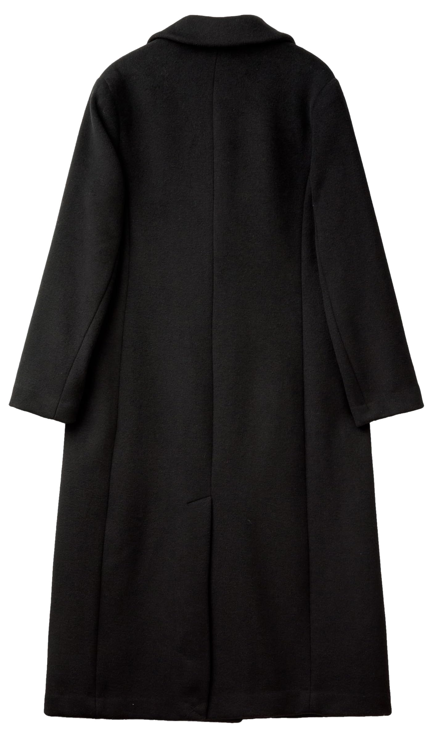 Benetton Cappotto 28hfdn069 Donna Lungo Lana