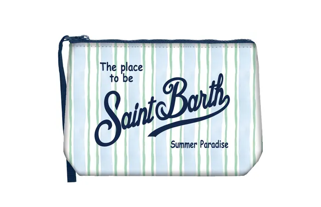 MC2 Saint Barth Aline 00925L pochette righe Big Stripes Azzurro