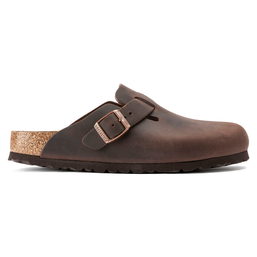 Birkenstock Boston 860133 ciabatta habana pelle