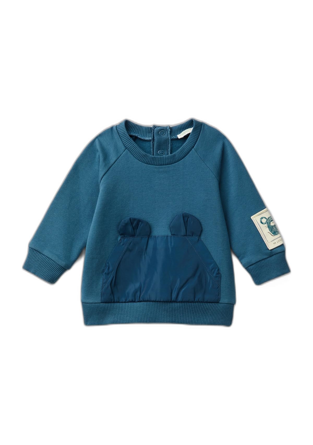 Benetton Felpe 32kna1054 Felpa Cappuccio Panna 50