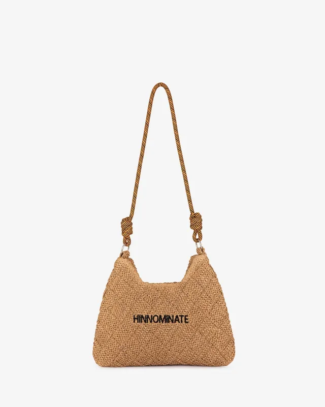 Hinnominate HMACW00202 borsa raffia naturale