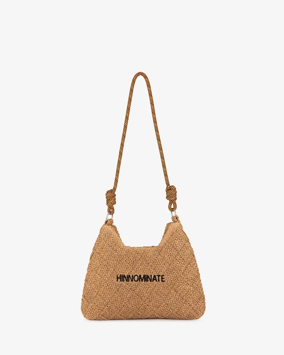 Hinnominate HMACW00202 borsa raffia naturale