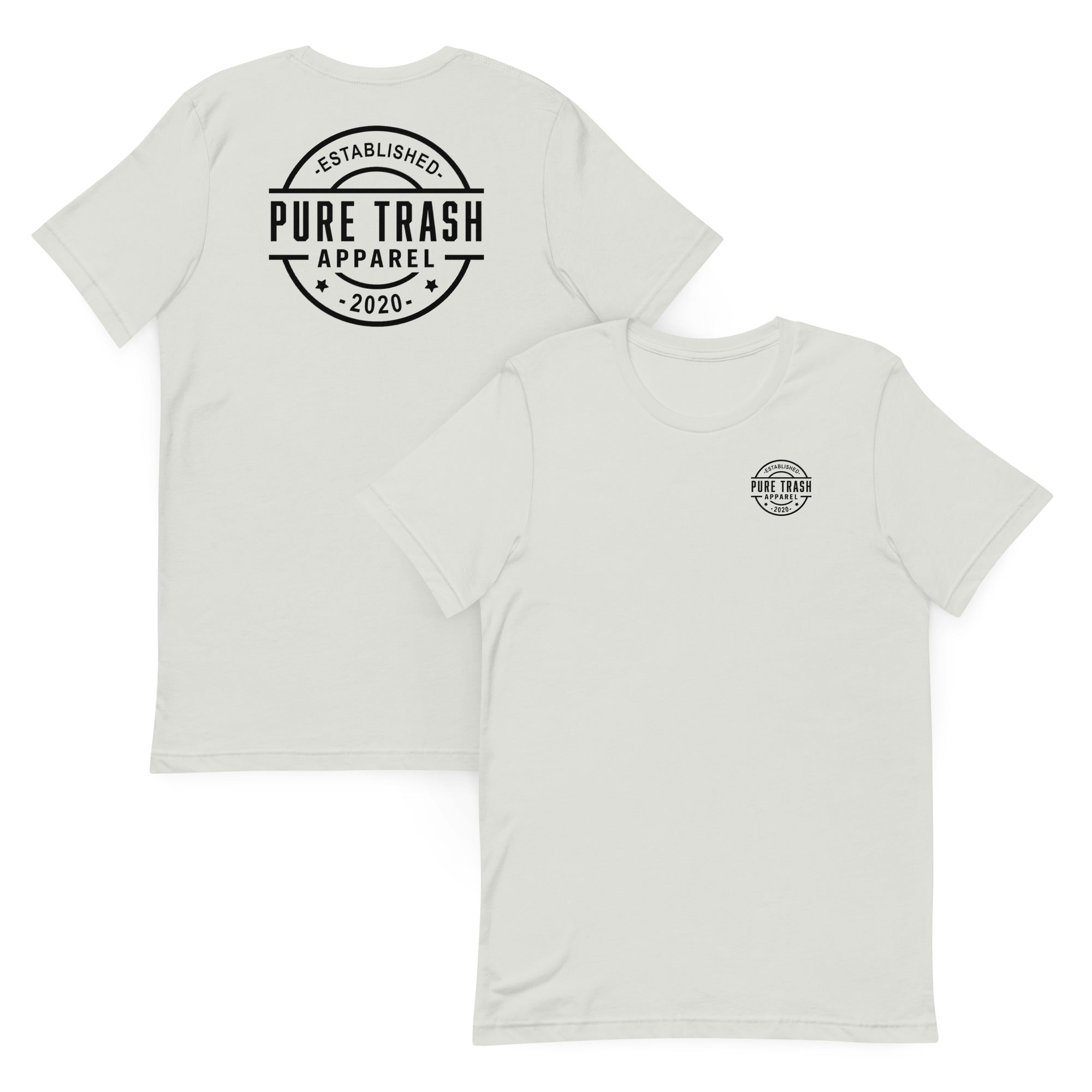 Pure Trash Established Maglietta Verde Militare cotone