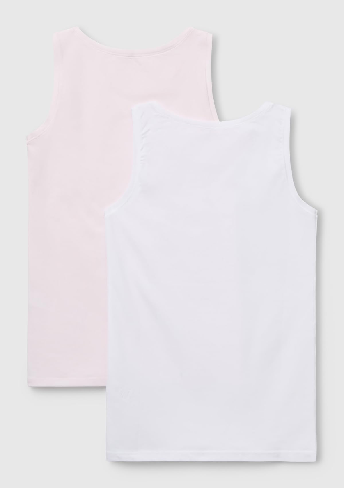 Benetton 3zqm0h406 Canotta Bambina 2 Pezzi Cotone