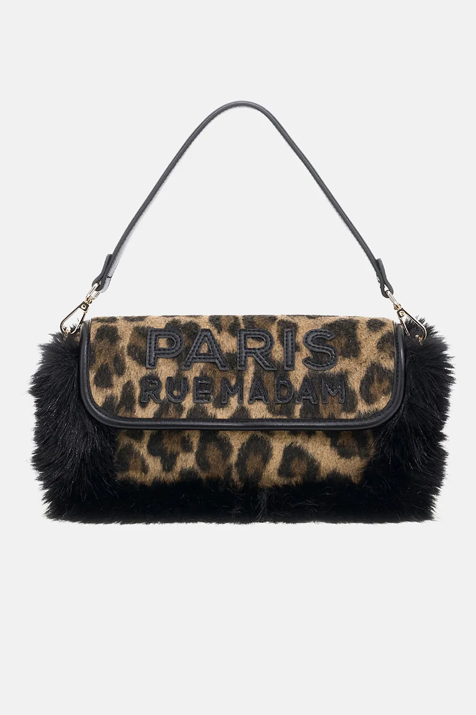 Rue Madam Megeve 1628 Borsa Leopard Animalier