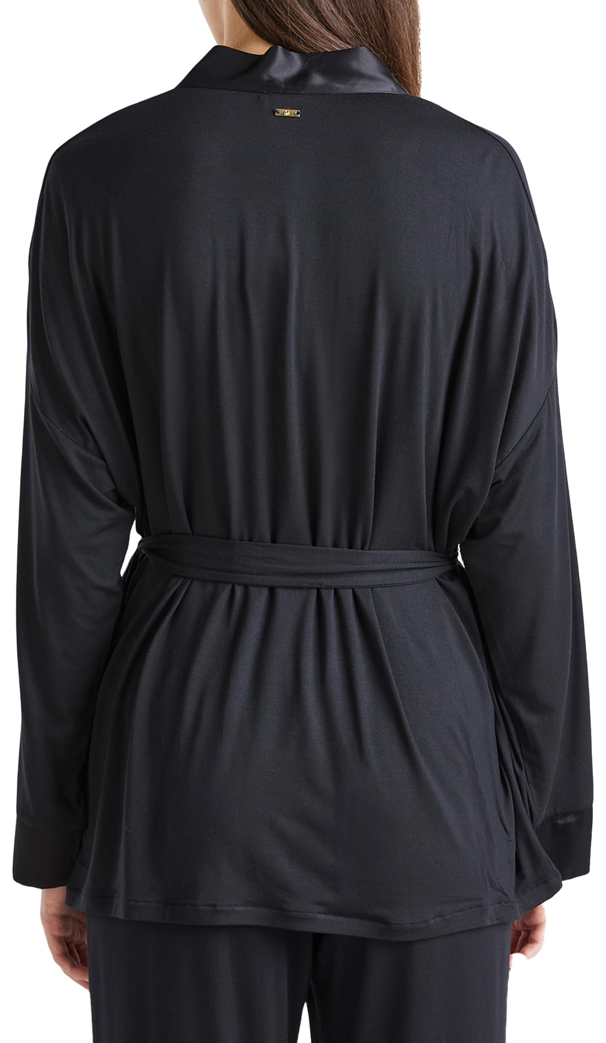 Benetton Maglia Cardigan Vestaglia Modal con Cintura