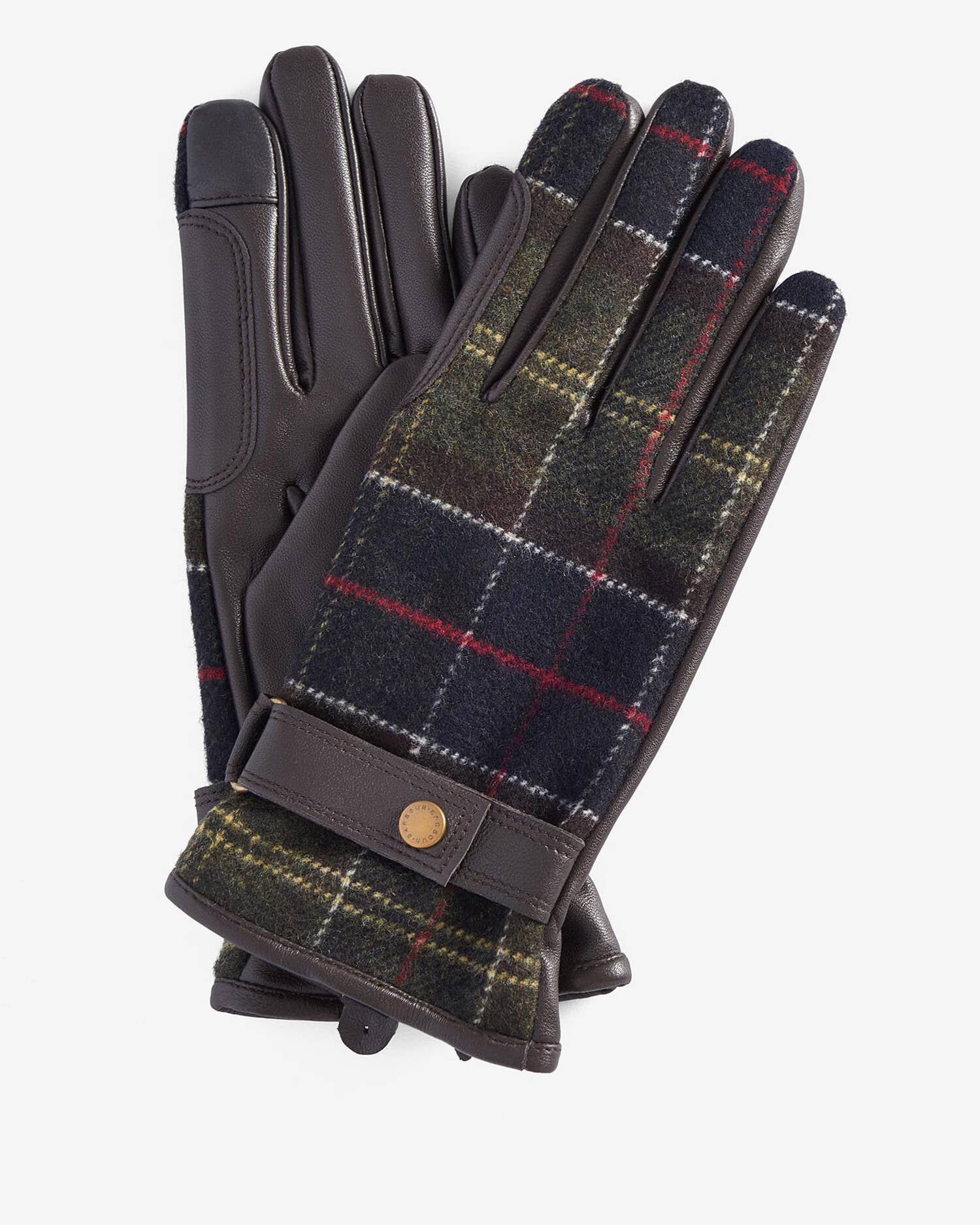 Barbour Aubrey LGL0133 guanti donna Classic Tartan touch
