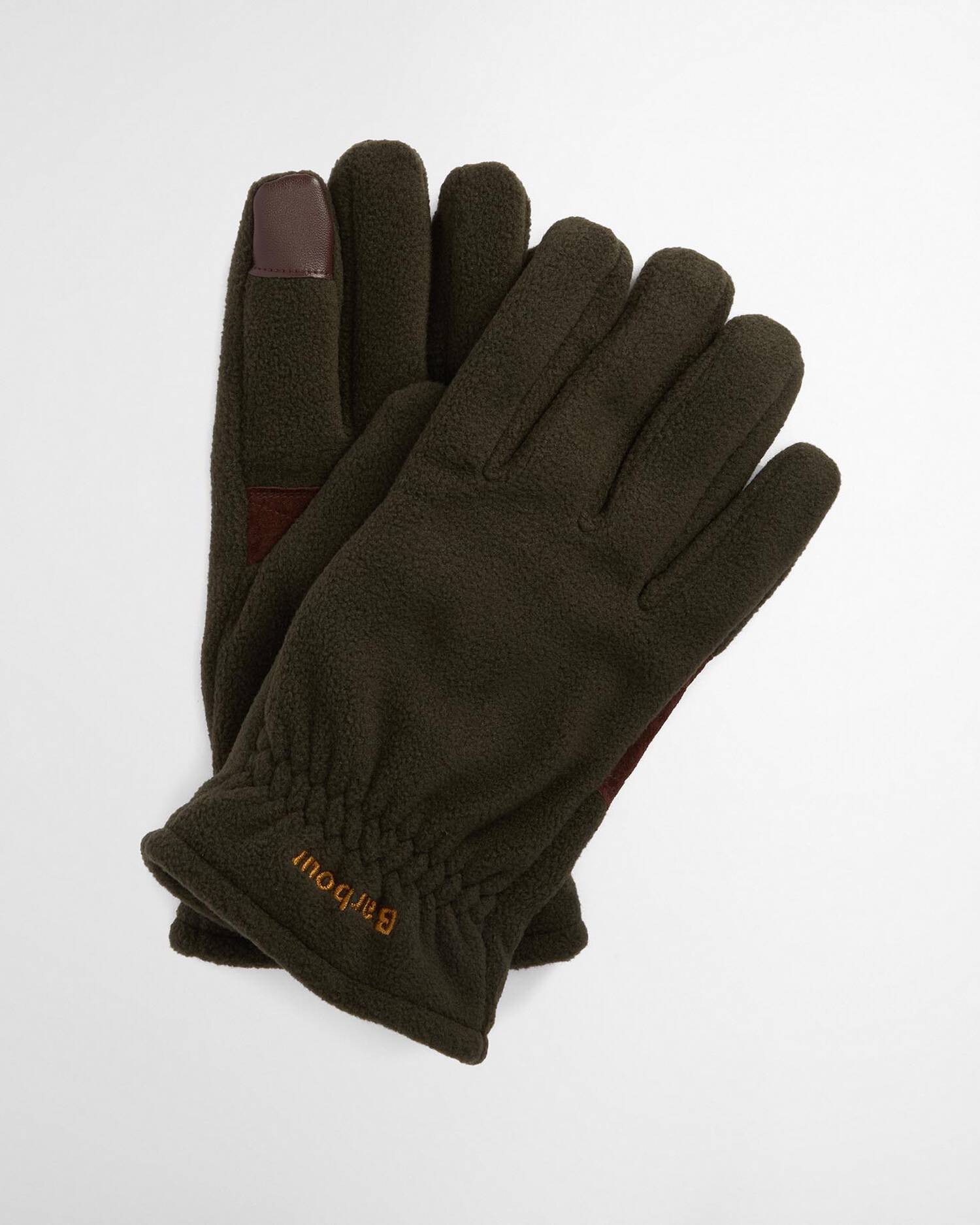 Barbour Coalford Guanti Uomo Olive Pile MGL0108
