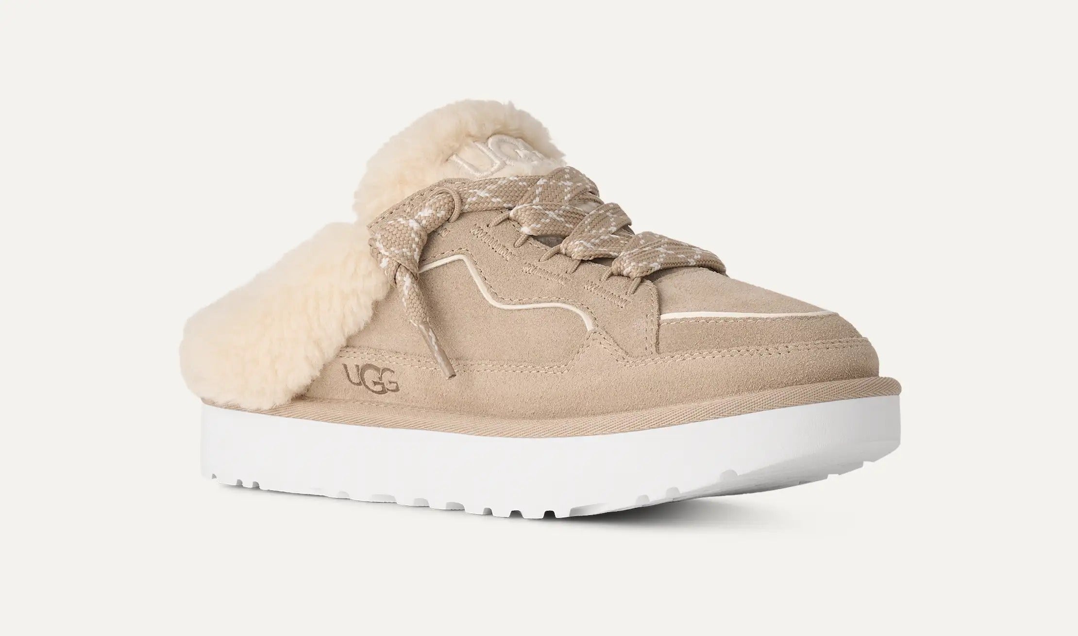 UGG Lowmel 1180313 mule Moonlight camoscio