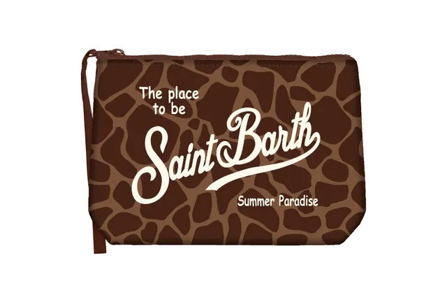 MC2 Saint Barth Aline 00900L Pochette Marrone Giraffa