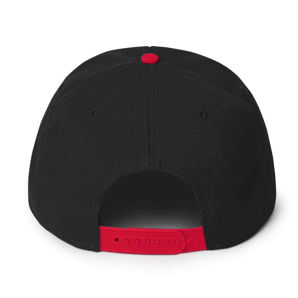 Pure Trash Straight Gas snapback cappello nero visiera piatta