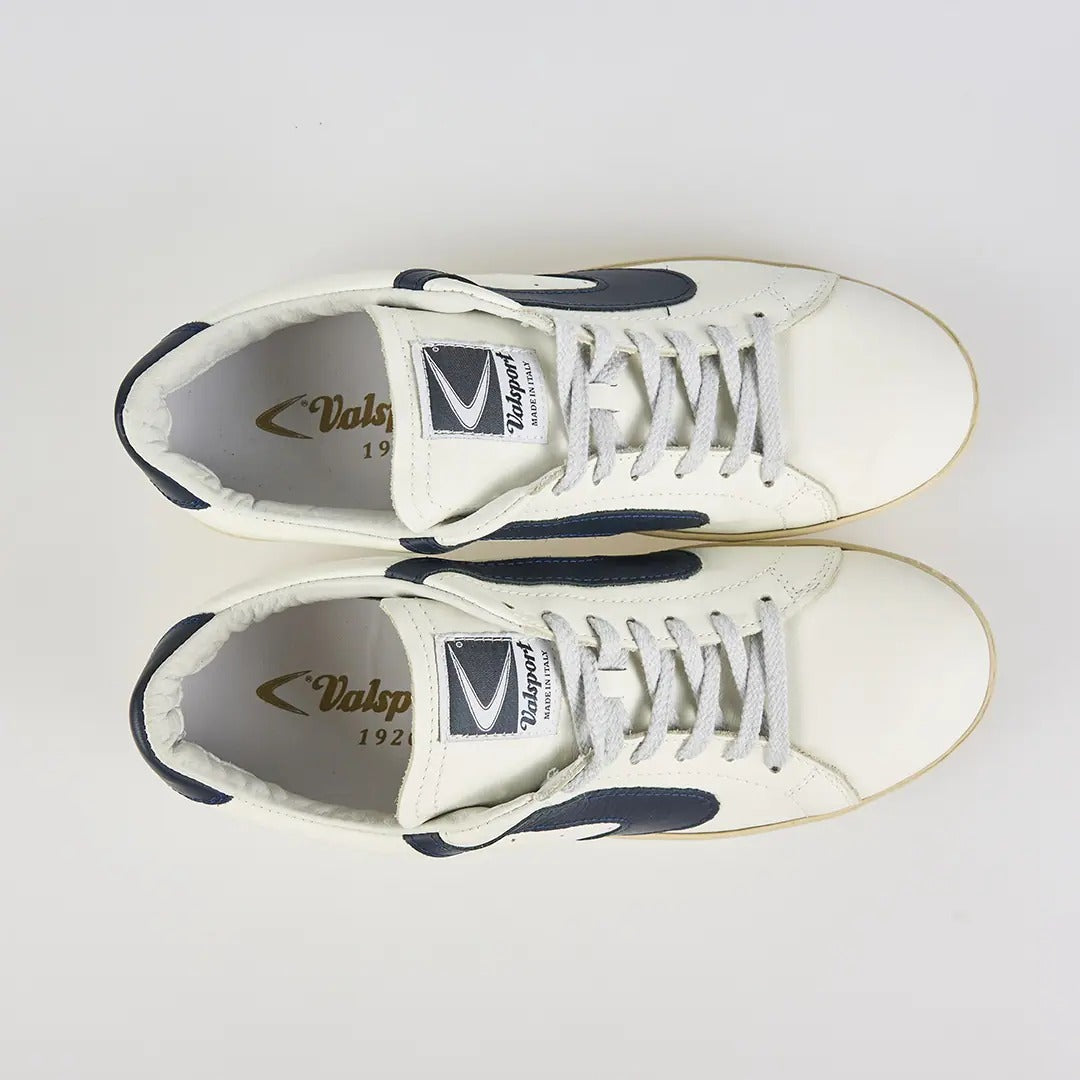 Valsport VT1237M Sneakers Uomo Bianco Blu Pelle