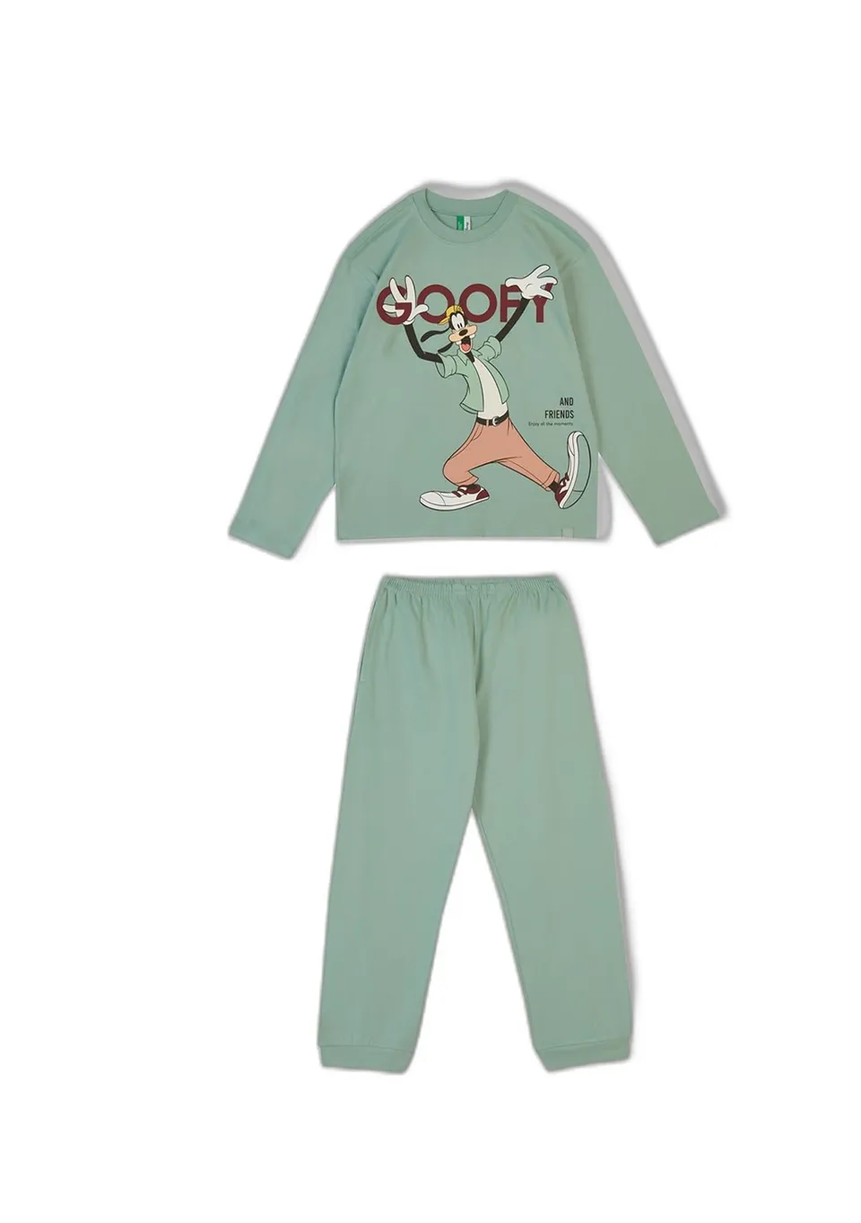 Benetton Set Pigiama Bambini cotone Disney Grigio smerigliato