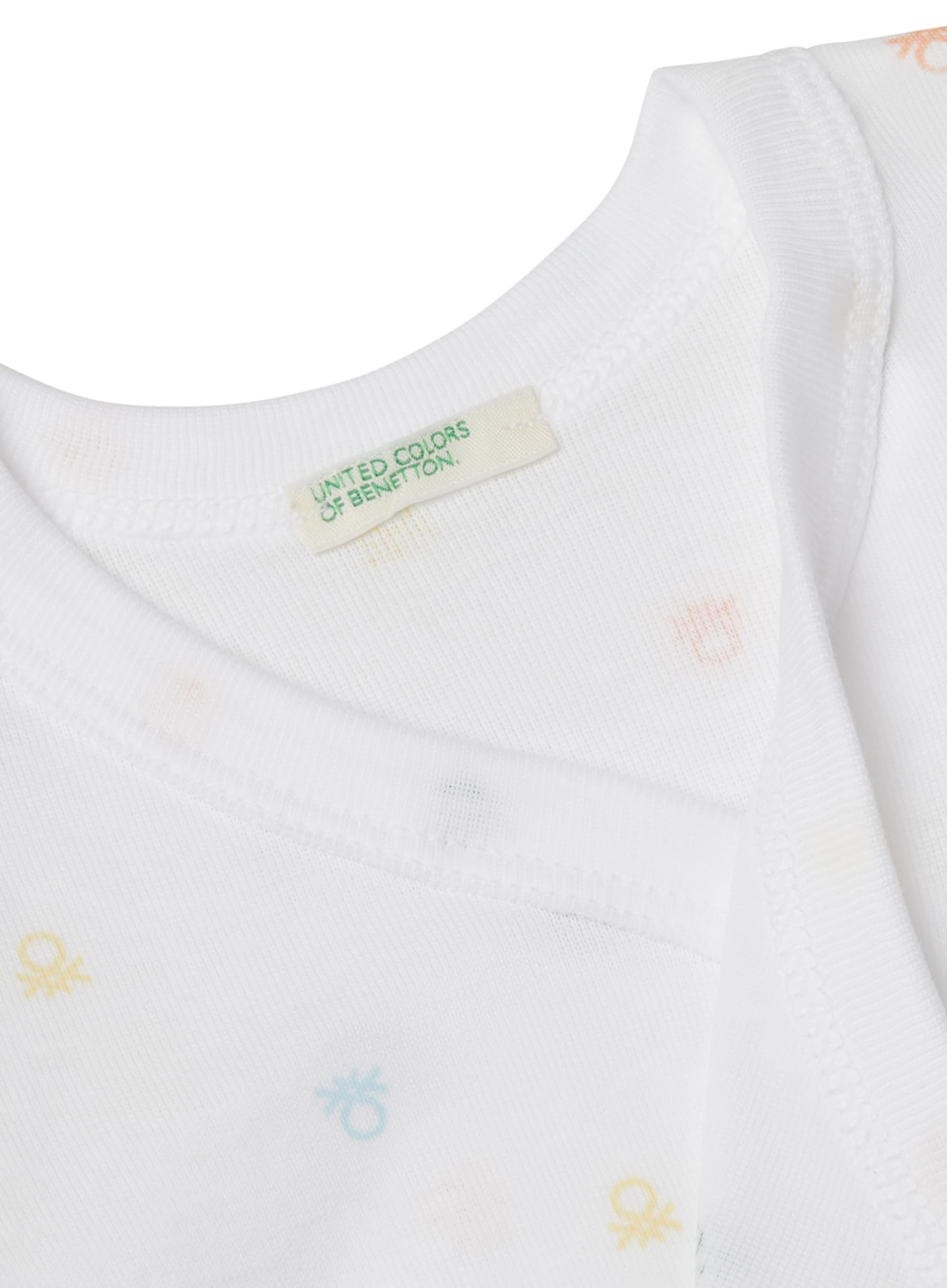 Benetton Intimo e Pigiami Set 2 Body cotone organico manica corta