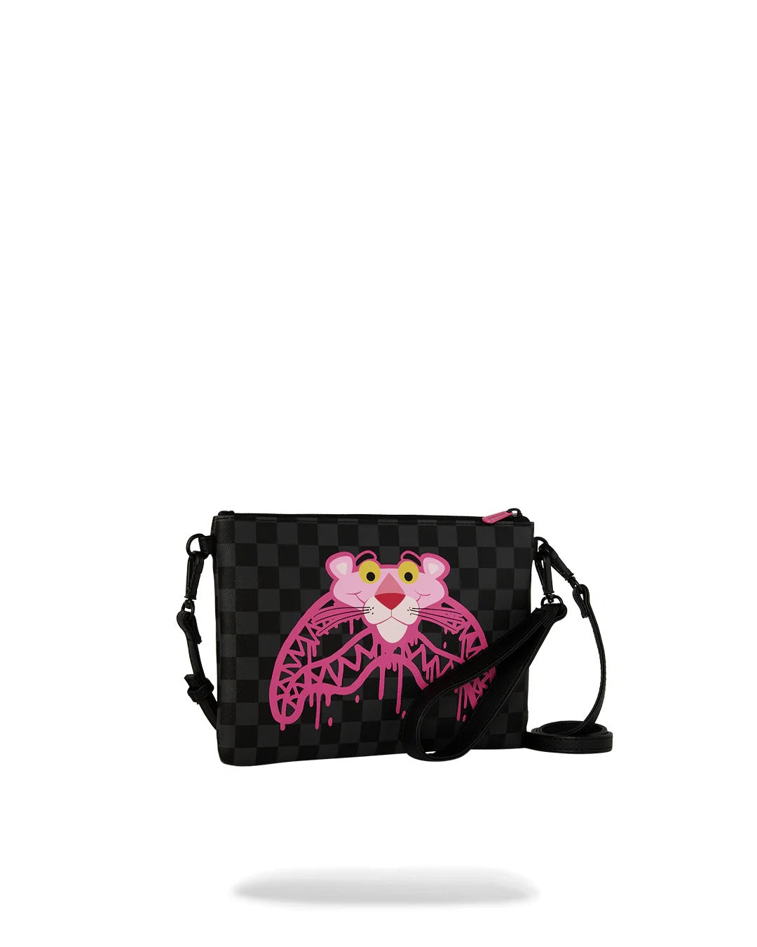 Sprayground 910B8959NSZ Pochette PVC Nero Rosa Pink Panther