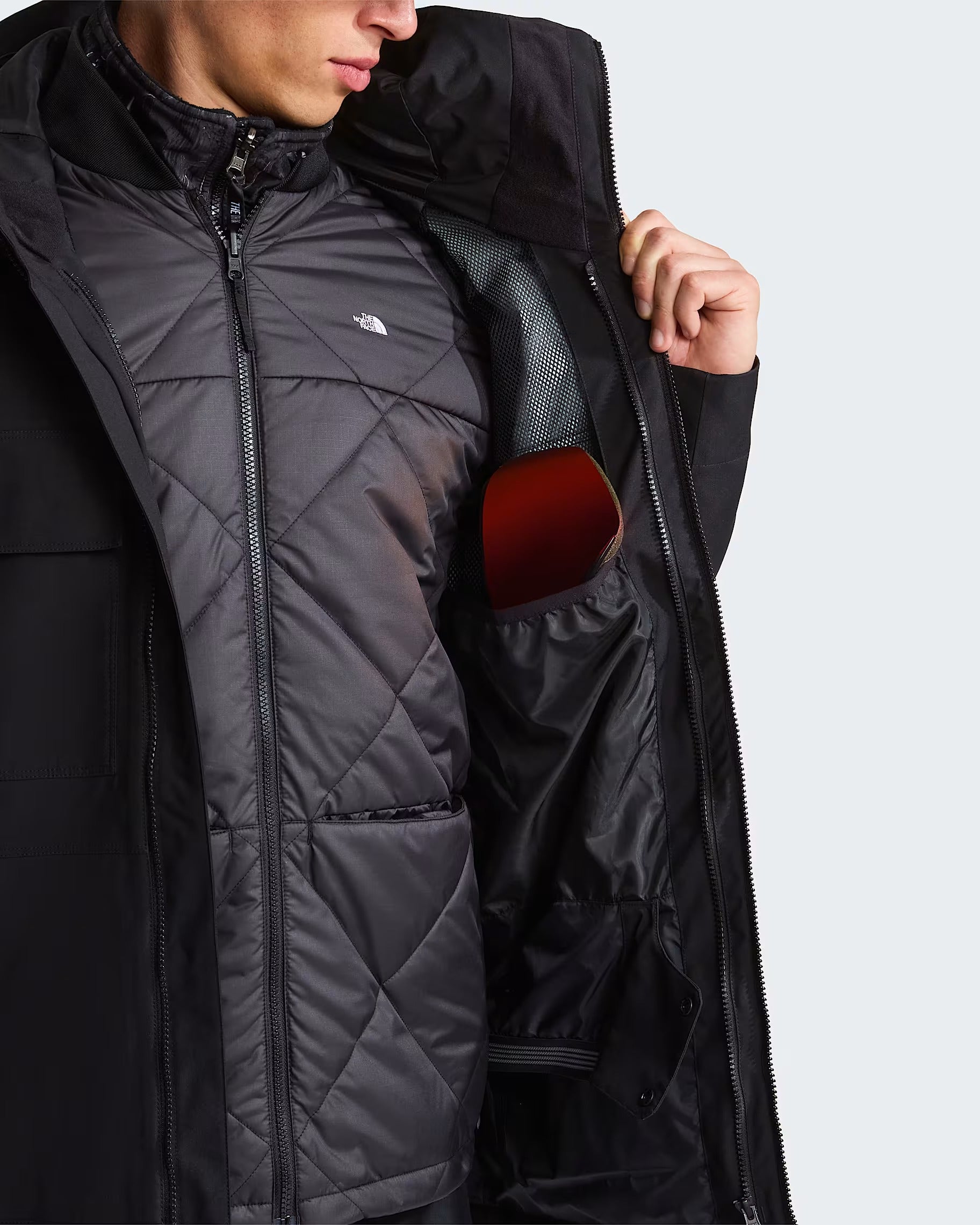 The North Face Fourbarrel NF0A7WYF Giacca uomo nera