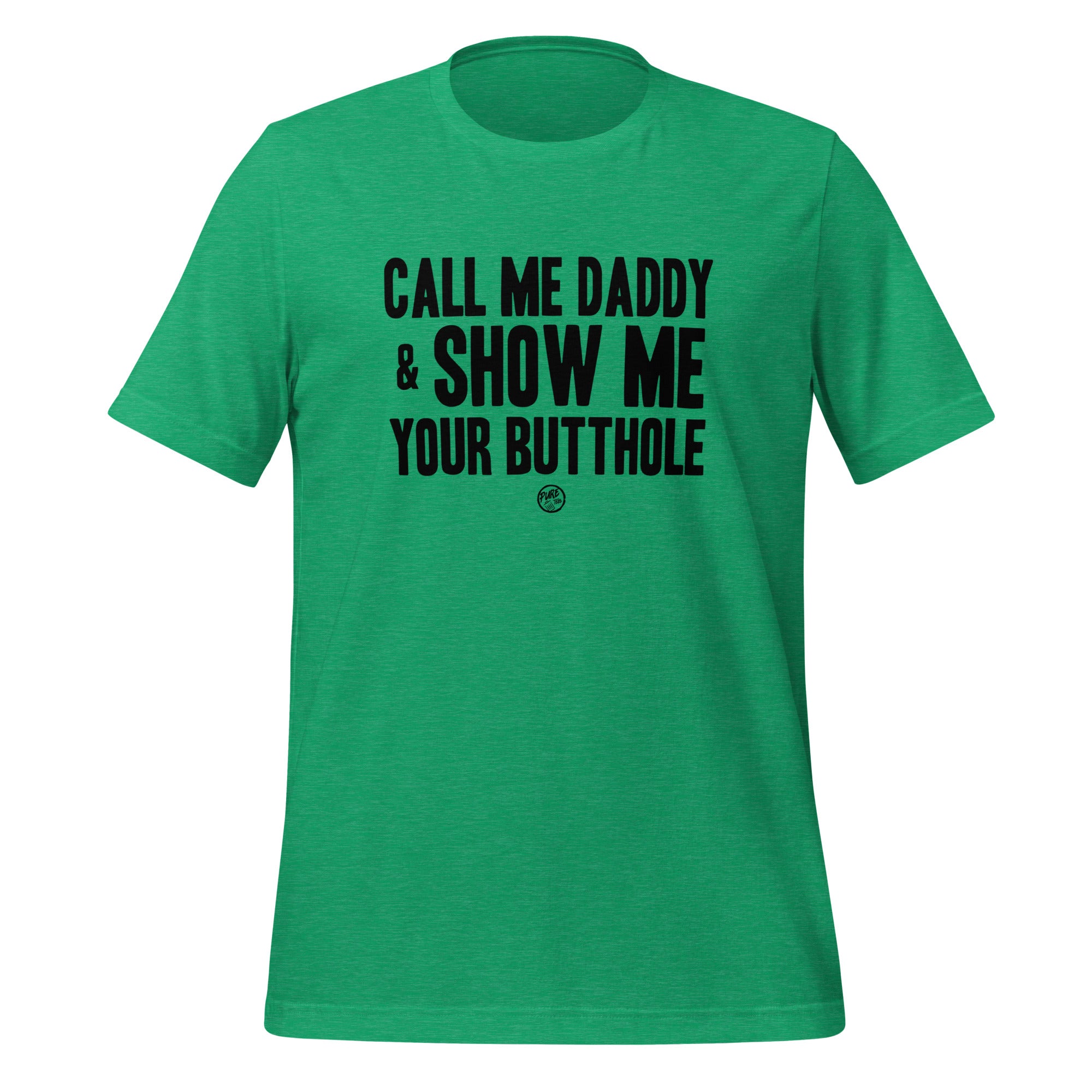 Pure Trash Call Me Daddy t-shirt uomo nera cotone