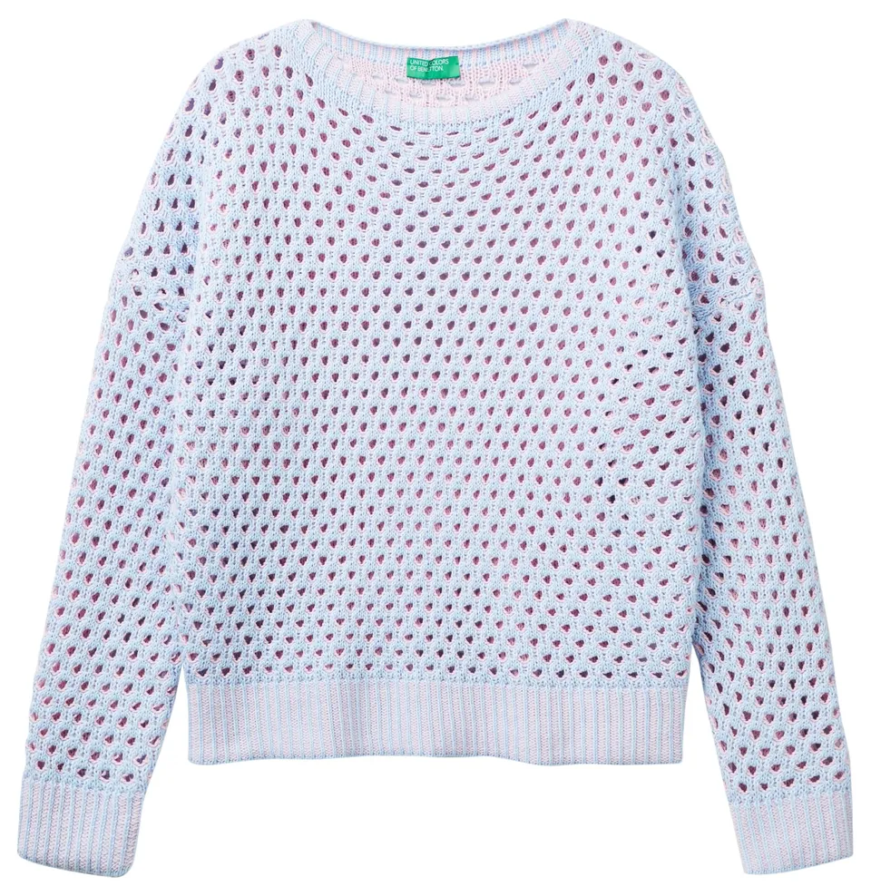 Benetton Maglieria 1194e10d9 maglia donna M barchetta