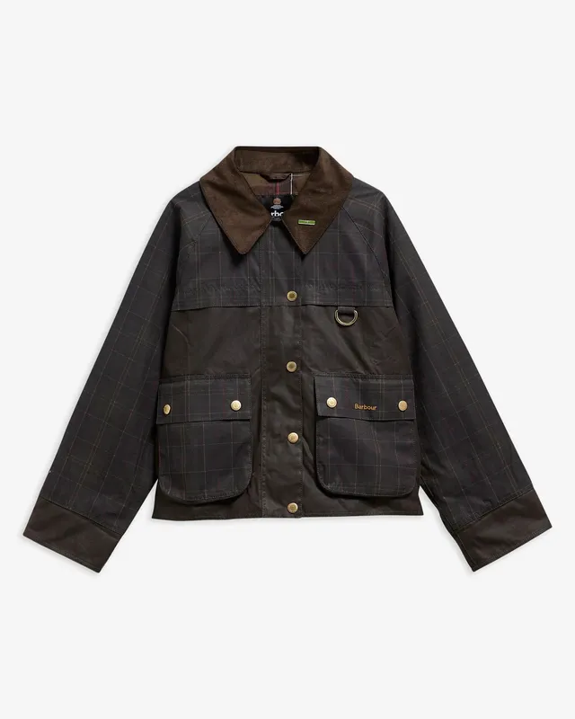 Barbour Spey LWX1584 Giacca Donna Tartan Olive