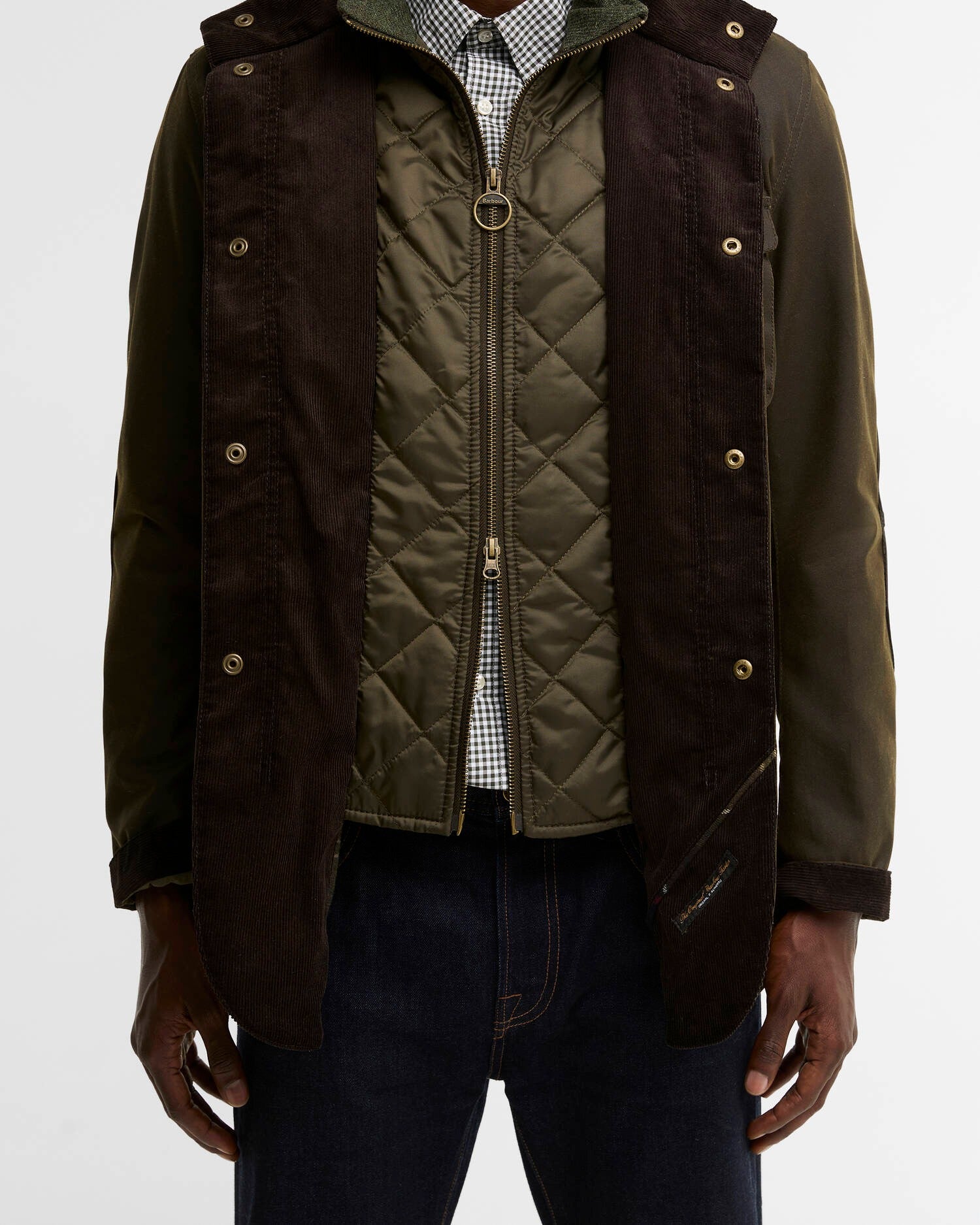 Barbour Ogston Wax MWX0700 giacca olive cerata