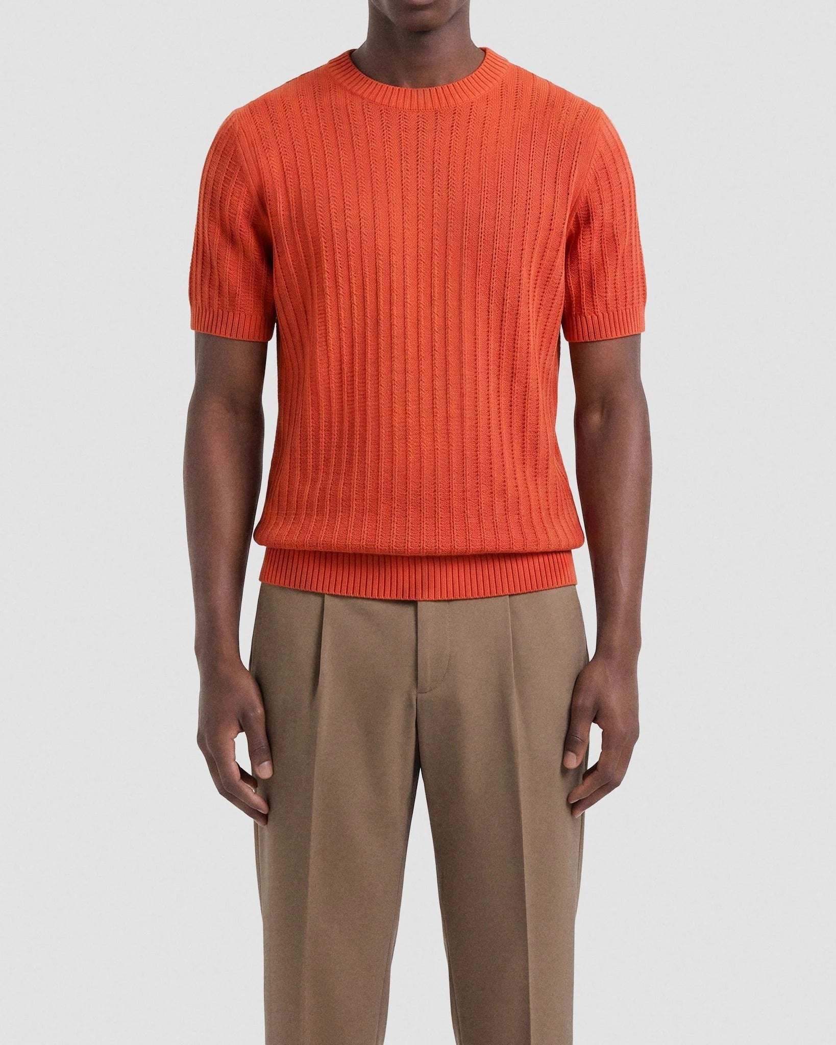 Filippo De Laurentiis CM7CQ Maglia Cotone Arancione