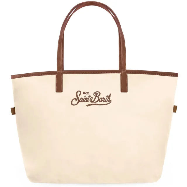 MC2 Saint Barth City Bag 01818L Borsa Donna Bianco Nylon