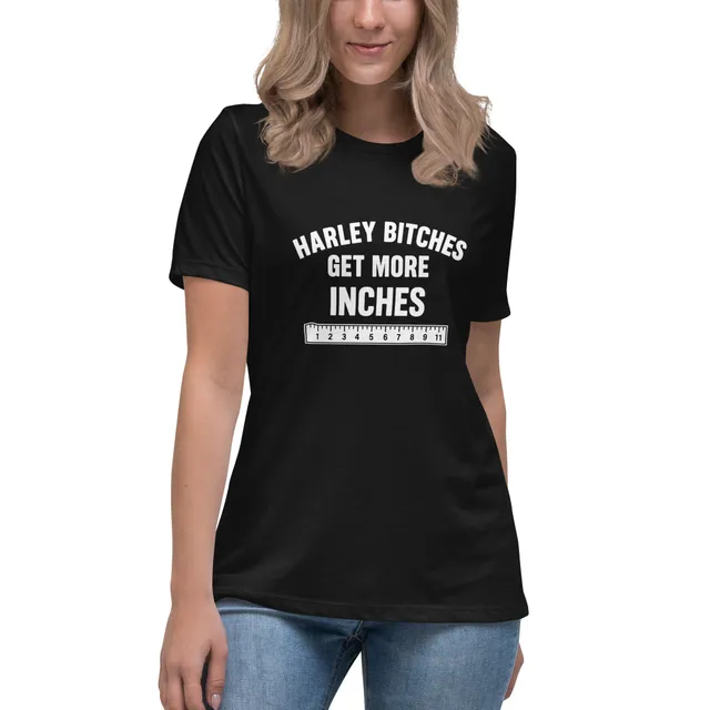 Pure Trash Harley B*tches maglietta donna nera cotone
